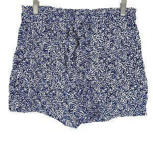 Madewell Drawstring Drapey Pull-On Shorts Bengali‎ Blockprint NWT Women's Small